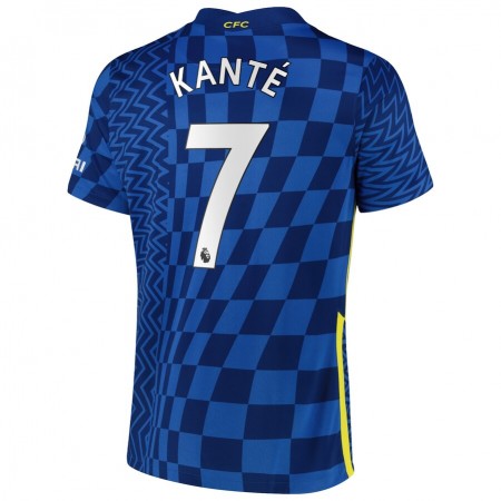 Billiga Fotbollströjor Chelsea Kante 7 Hemma tröja 2021/22 Kortärmad